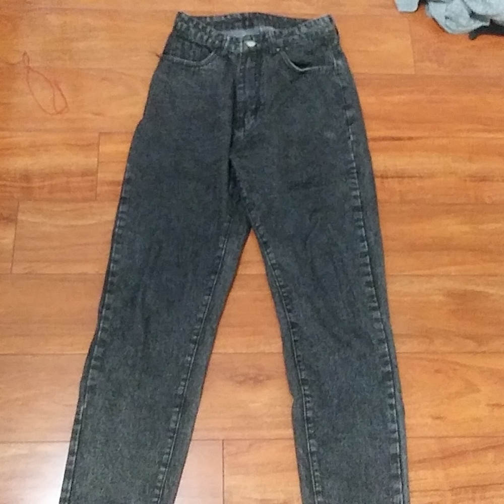 shien black straight leg jeans